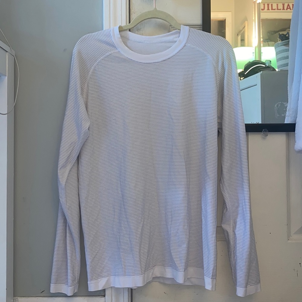 Lululemon White flowy long sleeve